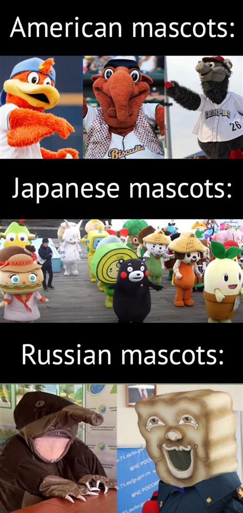 Russian mascots